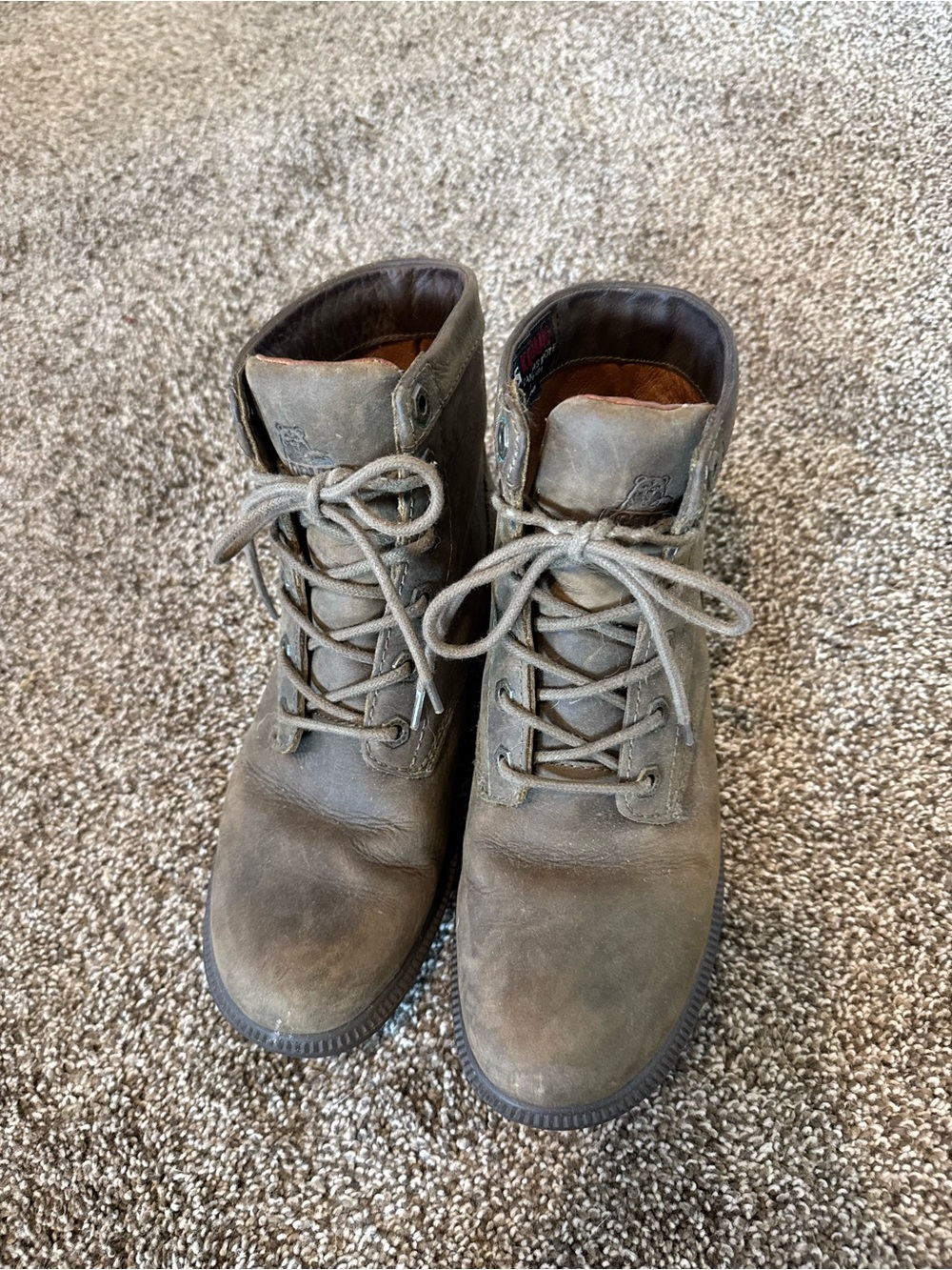 Kodiak Taupe Lace-Up Women's Hiking Boots